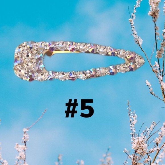 🌹GORGEOUS BLING HAIR CLIPS ALL 5 FOR $35 😊🌹😍💋 - Picture 7 of 9